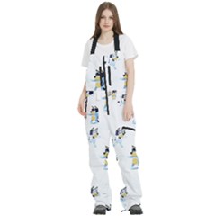 Women s Front Zip Ski And Snowboard Bib Pants 