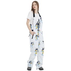 Women s Front Zip Ski And Snowboard Bib Pants 