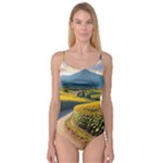 Sunflowers Flowers Nature Camisole Leotard 
