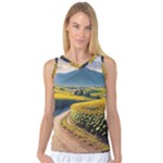 Sunflowers Flowers Nature Women s Basketball Tank Top