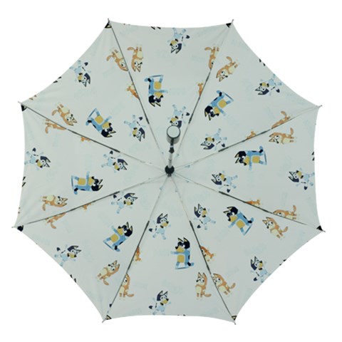 Bluey, Bluey merch, Bluey pattern, Bluey Bluey, bingo, Bluey design, bluey dog Automatic Folding Umbrella with Case (Medium) from ArtsNow.com