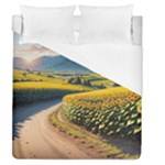 Sunflowers Flowers Nature Duvet Cover (Queen Size)