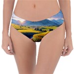 Sunflowers Flowers Nature Reversible Classic Bikini Bottoms