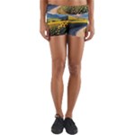 Sunflowers Flowers Nature Yoga Shorts