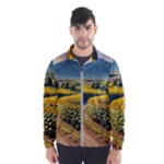Sunflowers Flowers Nature Men s Windbreaker