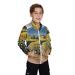 Sunflowers Flowers Nature Kids  Windbreaker