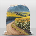 Sunflowers Flowers Nature Drawstring Bag (Small)