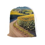 Sunflowers Flowers Nature Drawstring Pouch (XL)