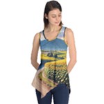 Sunflowers Flowers Nature Sleeveless Tunic