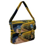 Sunflowers Flowers Nature Buckle Messenger Bag