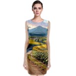 Sunflowers Flowers Nature Classic Sleeveless Midi Dress