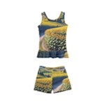 Sunflowers Flowers Nature Kids  Boyleg Swimsuit