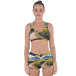 Sunflowers Flowers Nature Racerback Boyleg Bikini Set
