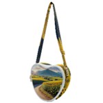 Sunflowers Flowers Nature Heart Shoulder Bag