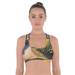 Sunflowers Flowers Nature Cross Back Sports Bra