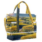 Sunflowers Flowers Nature Sports Shoulder Bag with Shoes Compartment
