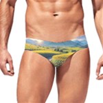 Sunflowers Flowers Nature Men s Swim Brief
