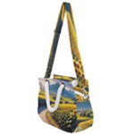 Sunflowers Flowers Nature Rope Handles Shoulder Strap Bag