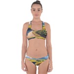 Sunflowers Flowers Nature Cross Back Hipster Bikini Set