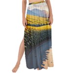 Sunflowers Flowers Nature Maxi Chiffon Tie-Up Sarong