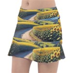 Sunflowers Flowers Nature Classic Tennis Skirt