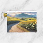 Sunflowers Flowers Nature Canvas Cosmetic Bag (Medium)