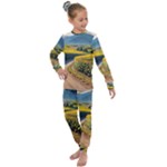 Sunflowers Flowers Nature Kids  Long Sleeve Set 