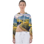 Sunflowers Flowers Nature Women s Slouchy Sweat
