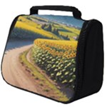 Sunflowers Flowers Nature Full Print Travel Pouch (Big)