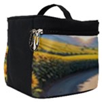 Sunflowers Flowers Nature Make Up Travel Bag (Small)