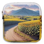 Sunflowers Flowers Nature Mini Square Pouch