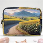 Sunflowers Flowers Nature Make Up Pouch (Medium)