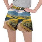 Sunflowers Flowers Nature Women s Ripstop Shorts