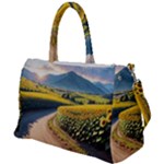 Sunflowers Flowers Nature Duffel Travel Bag