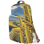 Sunflowers Flowers Nature Double Compartment Backpack
