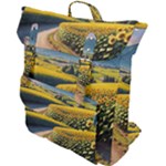 Sunflowers Flowers Nature Buckle Up Backpack
