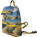 Sunflowers Flowers Nature Buckle Everyday Backpack