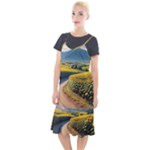 Sunflowers Flowers Nature Camis Fishtail Dress