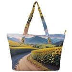 Sunflowers Flowers Nature Full Print Shoulder Bag