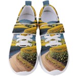 Sunflowers Flowers Nature Women s Velcro Strap Shoes