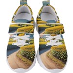 Sunflowers Flowers Nature Kids  Velcro Strap Shoes