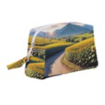 Sunflowers Flowers Nature Wristlet Pouch Bag (Medium)