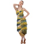 Sunflowers Flowers Nature Layered Bottom Dress