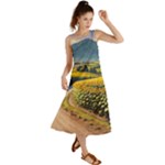 Sunflowers Flowers Nature Summer Maxi Dress