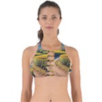 Sunflowers Flowers Nature Perfectly Cut Out Bikini Top