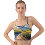 Sunflowers Flowers Nature Mini Tank Bikini Top