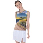 Sunflowers Flowers Nature Women s Sleeveless Sports Top