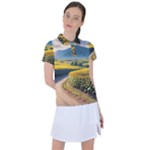 Sunflowers Flowers Nature Women s Polo T-Shirt