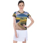 Sunflowers Flowers Nature Women s Sports Top