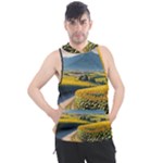 Sunflowers Flowers Nature Men s Sleeveless Hoodie